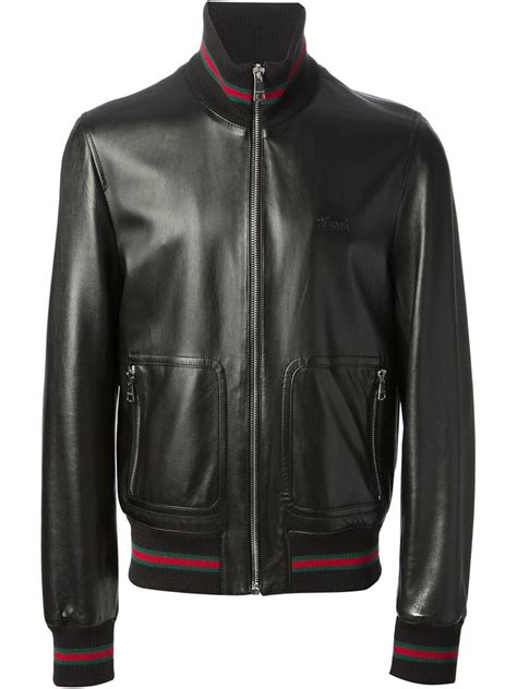 bomber pelle gucci uomo|Men's Gucci Bombers .